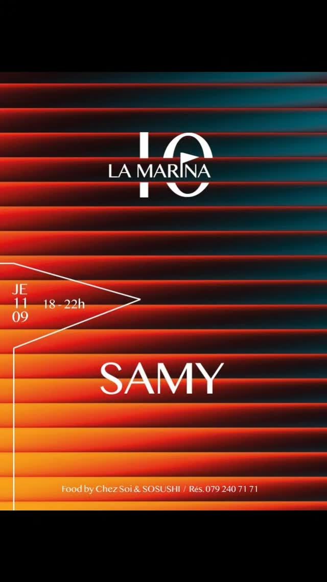 Nous sommes de retour, plus en forme et plus déjantés que jamais pour ce dernier Jeudreudi Tradi [oui oui, le prochain c'est Fondue & c'est Fuuull !] et c'est Samy aka Good Vibes Only, qui vient nous inonder de toute sa belle énergie !
@chez_soi_food et @sosushi_official seront là aussi pour vous régaler ! Avant dernier week-end pour venir profiter de LA MARINA, et de nous aussi ! On se réjouit de vous retrouver, on vous attend 😘