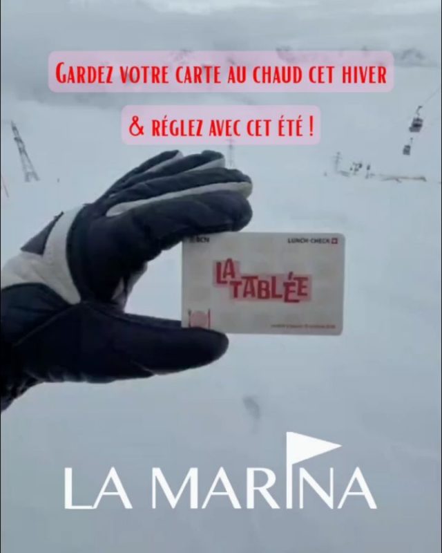 Amis de la BCN, SOYEZ PATIENTS !
Votre carte cadeau est valable jusqu'au 31 Octobre :
Gardez-là bien au chaud, on ouvre l'Été bientôt !
Réglez directement avec votre carte LA TABLÉE à LA MARINA dès le 2 Avril 2026 😉

Nous remercions @bcnsoutien @gastroneuchatel et Lunch Check