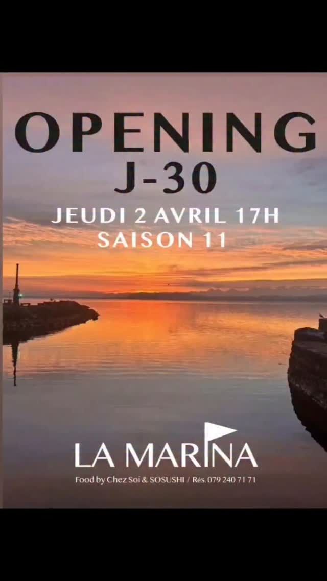 ᴛɪᴄ ᴛᴀᴄ ᴛɪᴄ ᴛᴀᴄ . . .

L'équipe est déjà sur le pont : à fond pour vous préparer cette nouvelle saison ! 🤩

📆 Bookez votre week-end de Pâques, c'est à LA MARINA que ca se passe :

𝗢𝗽𝗲𝗻𝗶𝗻𝗴 𝗝 -𝟯𝟬 

🍾 4 soirs de fête pour célébrer nos retrouvailles et la réouverture de l'Été 😎

😉 Restez connectés pour découvrir le Line Up qu'on vous a réservé 🎧

Nous nous réjouissons de vous retrouver ! 🤗