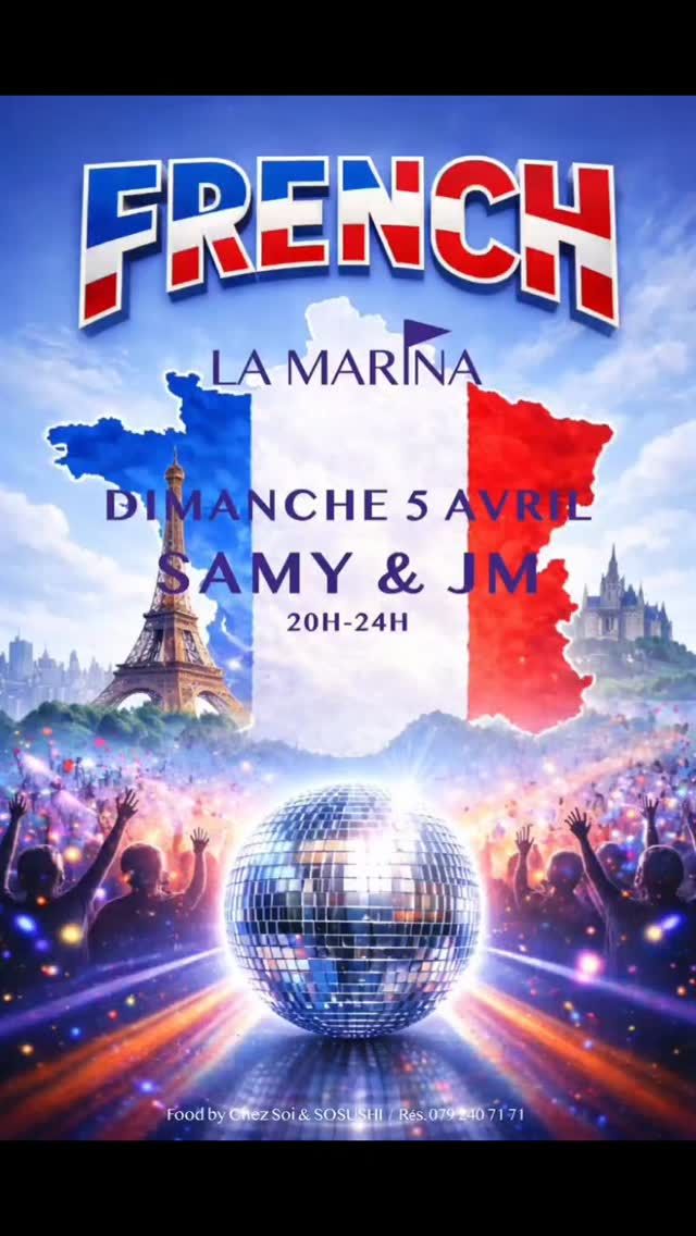 c'est ᴅɪᴍᴀɴᴄʜᴇ ᴘʀᴏᴄʜᴀɪɴ, et c'est veille de férié !
Pour la 1ère 𝔽ℝ𝔼ℕℂℍ de la saison, ce sera un battle entre 𝗗𝗝 𝗦𝗮𝗺𝘆 et 𝗝𝗠 🤩 ils se sont chauffés tous l'Hiver au 𝐍°𝟖 de Verbier : ce 5 avril, jusqu'à minuit, ça va être de la pure Folie 😜 N'oubliez pas de réserver !
&... "𝑠𝑖 𝑡𝑢 𝑛𝑒 𝑐ℎ𝑎𝑛𝑡𝑒𝑠 𝑝𝑎𝑠, 𝑙𝑒𝑠 𝑎𝑢𝑡𝑟𝑒𝑠 𝑙𝑒 𝑓𝑒𝑟𝑜𝑛𝑡 𝑝𝑜𝑢𝑟 𝑡𝑜𝑖 !" 🤗