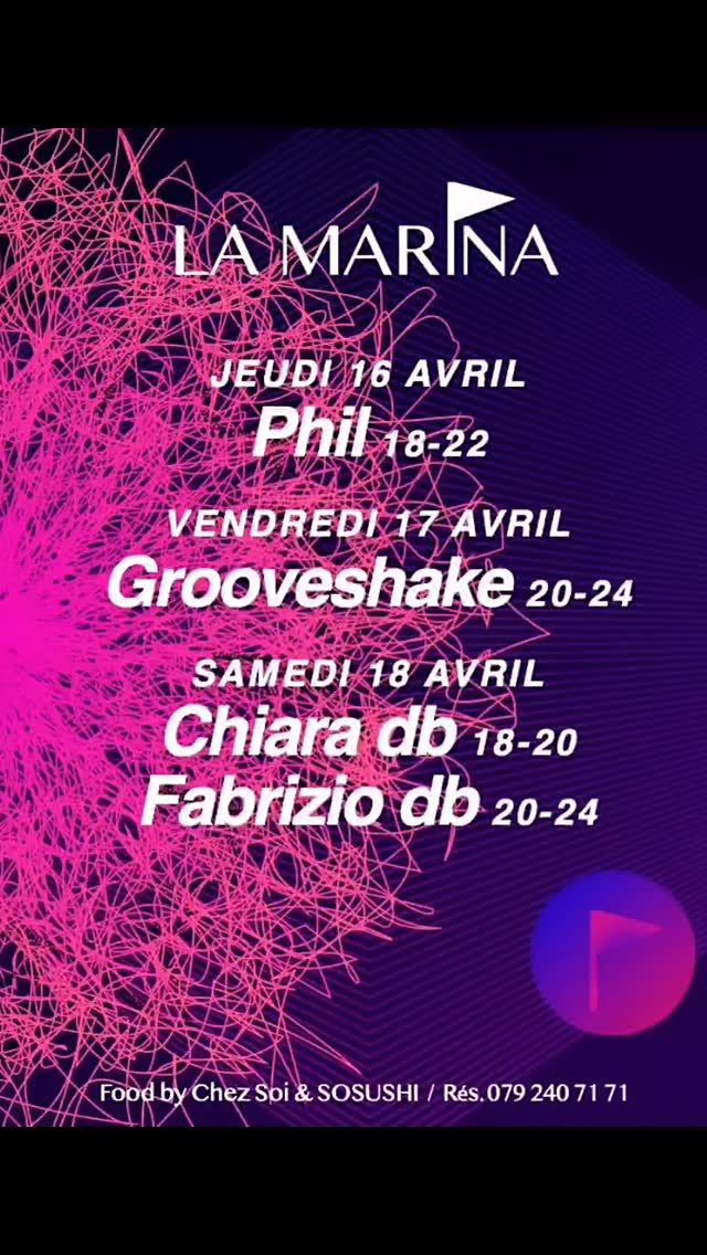 ☀️ Nous voilà repartis pour un week-end de folies !
La météo de nouveau avec nous 😎🍀
🎧 Ce Jeudi c'est Dj Phil que nous nous réjouissons de retrouver
🎛🎚Vendredi ce sera au tour de Dj Grooveshake de faire sa rentrée chez nous
🔉 Samedi c'est une affaire de famille, avec les db père et fille aux platines : Chiara au Warm Up et Fabrizio jusqu'à 00h ! 🪩
Et pour vous régaler, les brigades de 🍕🌶 @chez_soi_food et 🍣🍤 @sosushi_official seront à votre service chaque soir dès 18h ! 🤤