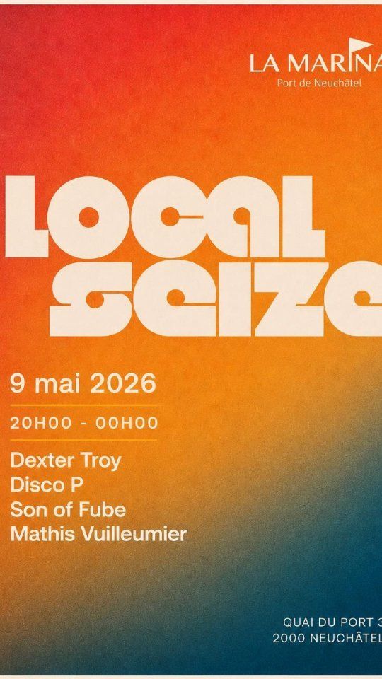 Samedi 9 Mai, nous accueillons le collectif @local_seize , un groupe de djs passionnés originaires de Lausanne, pour une soirée house & groovy !
Au menu, des influences soul, disco, funk, le tout sur des sets house et techno, dans un équilibre organique intemporel, qui nous rappellera l'âge d'or de la House !

Aux platines :
• Dexter Troy
 @dextertroymusic
• Disco P
 @piotrdiscop
• Son Of Fube
 @son.of.fube
• Mathis Vuilleumier
 @mathis_vuilleumier_