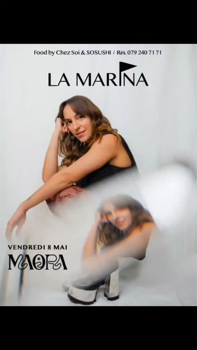 Vendredi 8 Mai, notre Soleil de Minuit revient illuminer La Marina de son énergie rayonnante !
@maoramusic est principalement connue comme DJette et productrice Lausannoise dynamique qui mélange la house et la techno. On l'a vue performer en Suisse romande, en France, à Ibiza ou encore au Maroc. Réputée pour ses sets énergiques et solaires, elle crée une ambiance chaleureuse et festive.