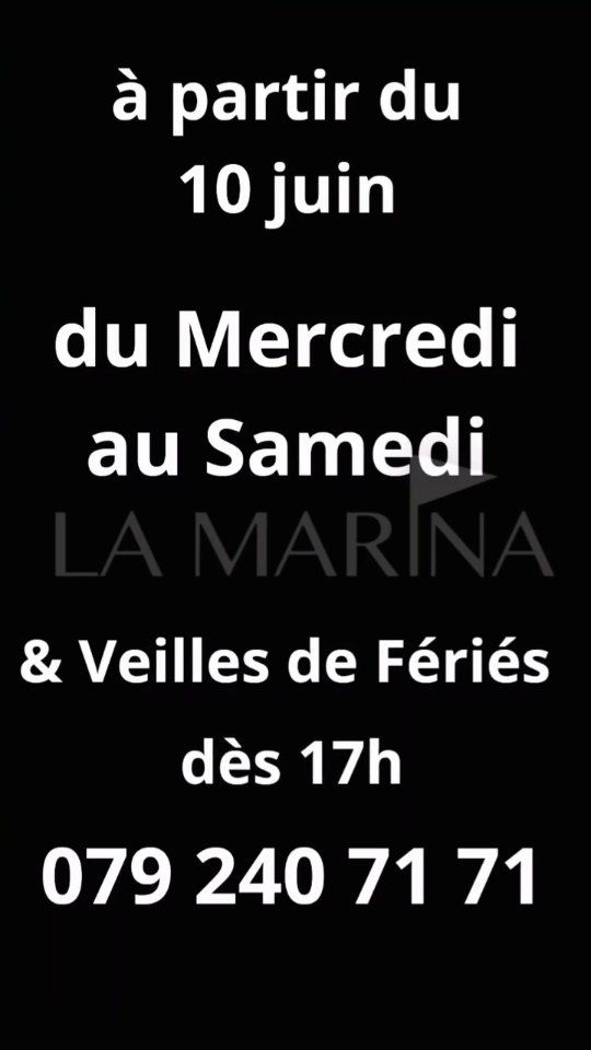 😎 Comment ça, l'été n'est pas encore arrivé ??
Tant pis, on ouvre quand même les mercredis !!! 🤪
Dès le 10 juin, venez profiter avec nous de ces belles soirées sur le port, en musique de 17h à 22h 🤗
Pizzaiolos et Sushimen seront présents pour vous régaler de leurs produits frais préparés minute, sur place ! 
Et n'oubliez pas également leurs suggestions, à partager ou non : Gyozas, Edamame, planchettes apéro d'ici et d'ailleurs, crispy chicken, crevettes tempura, ou encore le délicieux tartare 🤤
Le tout accompagné d'une petite bière, d'un bon gin to ou d'un spritz sans alcool, il y en a pour tous les goûts 😁
On vous attend ce Jeudi pour 3 jours de folies, et Mercredi 10 Juin pour un aftework bien mérité 😘

☝️ Retrouvez nos menus dans nos liens en bio