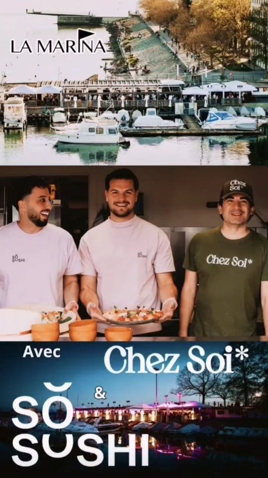 😜 On ne veut rien savoir, La Marina a décidé que c'était l'Été !! 😄
🤗 Ce soir, 17h, ON VOUS ATTEND !!