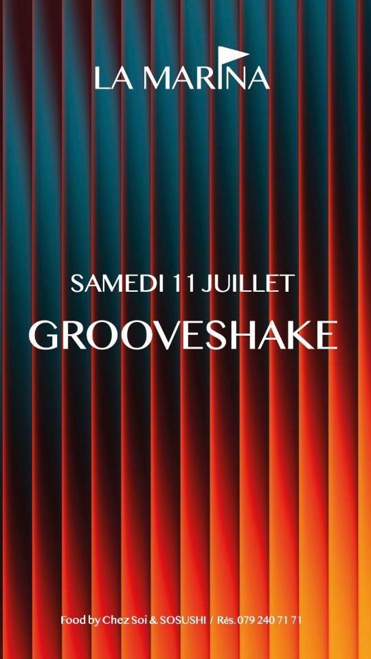 🌡La fièvre du samedi soir, c'est dj Grooveshake qui la met aux Marinettes et aux Marineros ce 10 juillet ! 🛟
🕺 Un Dj n'a jamais aussi bien porté son nom 🪩 Préparez-vous à danser sur ses remixes originaux aux tempos insolents 🎶