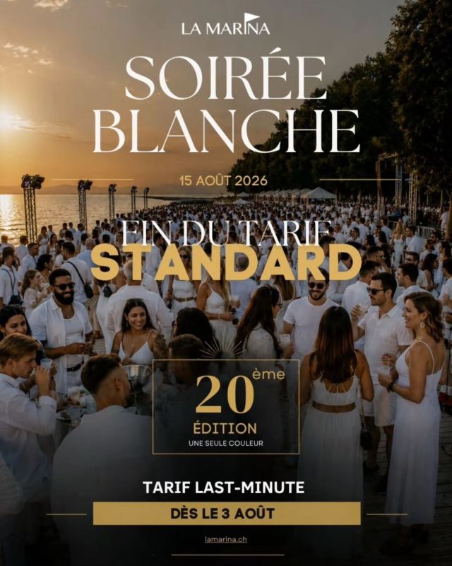 😍 LAOLU a déchaîné les foules : ça y est les tout derniers billets au tarif standard sont en train de partir !!! 🤗

⚠️ Passage au Trarif Last Minute ce Dimanche 2 Août à Minuit ! 😁

Bientôt le Sold Out !!! 🤪🤩

🎟 Hâtez-vous sur la billetterie : www.lamarina.ch